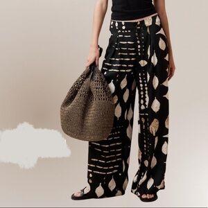 Banana Republic silky wide-leg pant